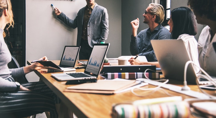 Group of People in a Meeting